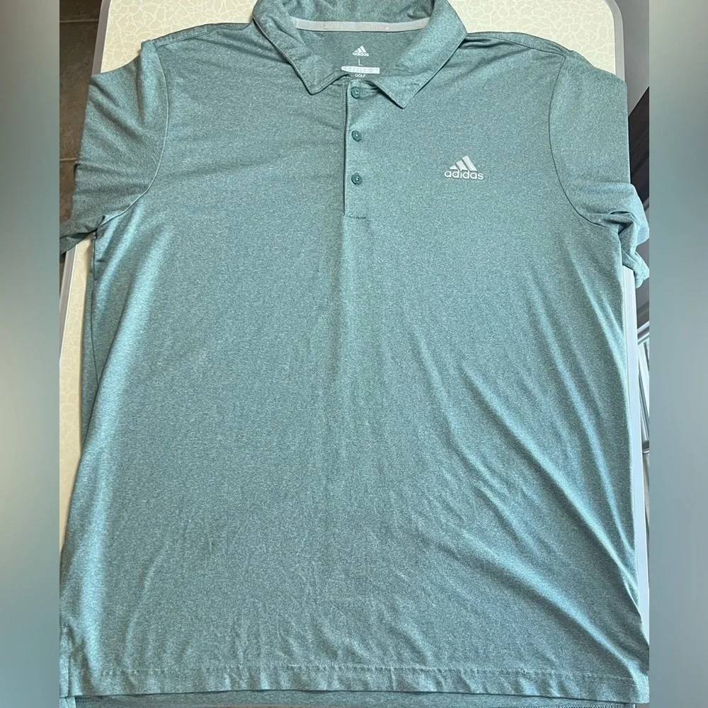 ADIDAS GOLF | ULTIMATE 2.0 SOLID MENS POLO SHIRT. Size: L.